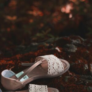 Blush Crochet Flat Sandal