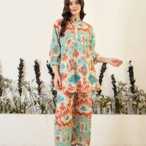 Floral Ikat Co-ord Set