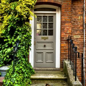 Sage Green Panelled Front Door