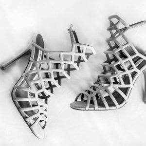 Silver Caged Stiletto